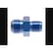 Aeroquip -8 AN Male To -6 AN Male, Anodized, Blue, Aluminum FCM2160 - alternate 4